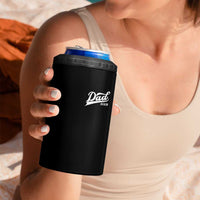 Promoted To Dad Again 4 in 1 Can Cooler Tumbler Funny Daddy Again Pregnancy Announcement