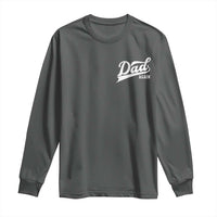 Promoted To Dad Again Long Sleeve Shirt Funny Daddy Again Pregnancy Announcement