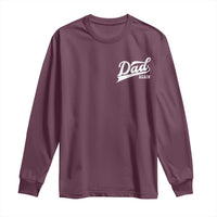 Promoted To Dad Again Long Sleeve Shirt Funny Daddy Again Pregnancy Announcement