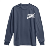 Promoted To Dad Again Long Sleeve Shirt Funny Daddy Again Pregnancy Announcement