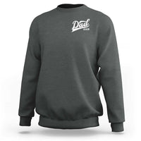 Promoted To Dad Again Sweatshirt Funny Daddy Again Pregnancy Announcement