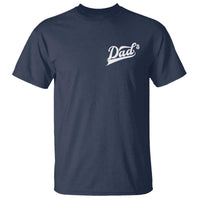 Dad Of Three T Shirt Funny Daddy Cubed Promoted for The Third Time