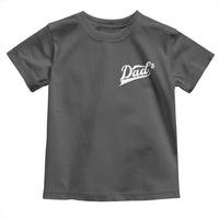 Dad Of Three Toddler T Shirt Funny Daddy Cubed Promoted for The Third Time