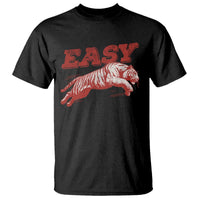 Easy Tiger T Shirt Vintage Distressed Tiger Trendy Grunge Indie Boho