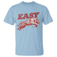 Easy Tiger T Shirt Vintage Distressed Tiger Trendy Grunge Indie Boho