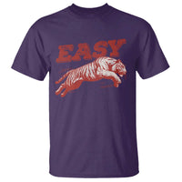 Easy Tiger T Shirt Vintage Distressed Tiger Trendy Grunge Indie Boho