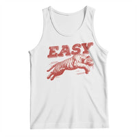 Easy Tiger Tank Top Vintage Distressed Tiger Trendy Grunge Indie Boho