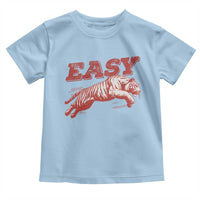 Easy Tiger Toddler T Shirt Vintage Distressed Tiger Trendy Grunge Indie Boho