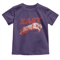 Easy Tiger Toddler T Shirt Vintage Distressed Tiger Trendy Grunge Indie Boho