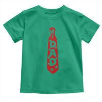 Dad Tie Star Music Lover Fathers Day Toddler T Shirt