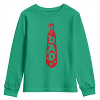 Dad Tie Star Music Lover Fathers Day Youth Sweatshirt