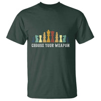 Chess Lover T Shirt Choose Your Weapon Retro Vintage - Wonder Print Shop