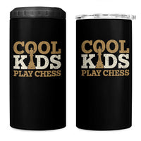 Chess Lover 4 in 1 Can Cooler Tumbler Cool Kids Play Chess Vintage King