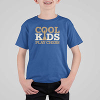 Chess Lover T Shirt For Kid Cool Kids Play Chess Vintage King TS11