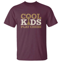 Chess Lover T Shirt Cool Kids Play Chess Vintage King TS11