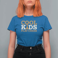 Chess Lover T Shirt For Women Cool Kids Play Chess Vintage King TS11