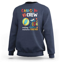 Cousin Crew 2024 Making Memories Together Sweatshirt Summer Vacation Beach Family Trips Matching Ocean Wave - Wonder Print Shop