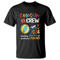 Cousin Crew 2024 Making Memories Together T Shirt Summer Vacation Beach Family Trips Matching Ocean Wave - Wonder Print Shop