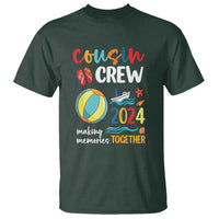 Cousin Crew 2024 Making Memories Together T Shirt Summer Vacation Beach Family Trips Matching Ocean Wave - Wonder Print Shop