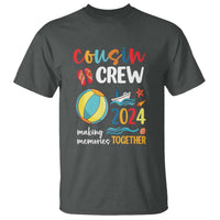 Cousin Crew 2024 Making Memories Together T Shirt Summer Vacation Beach Family Trips Matching Ocean Wave - Wonder Print Shop