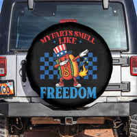 Funny My Farts Smell Like Freedom Spare Tire Cover July 4th Hot Dog Lover - Wonder Print Shop