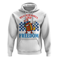 Funny My Farts Smell Like Freedom Hoodie July 4th Hot Dog Lover - Wonder Print Shop