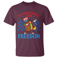 Funny My Farts Smell Like Freedom T Shirt July 4th Hot Dog Lover - Wonder Print Shop