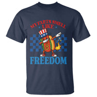 Funny My Farts Smell Like Freedom T Shirt July 4th Hot Dog Lover - Wonder Print Shop