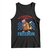 Funny My Farts Smell Like Freedom Tank Top July 4th Hot Dog Lover - Wonder Print Shop