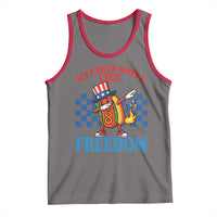 Funny My Farts Smell Like Freedom Tank Top July 4th Hot Dog Lover - Wonder Print Shop