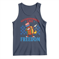 Funny My Farts Smell Like Freedom Tank Top July 4th Hot Dog Lover - Wonder Print Shop