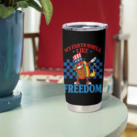 Funny My Farts Smell Like Freedom Tumbler Cup July 4th Hot Dog Lover - Wonder Print Shop