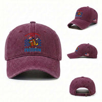 Funny My Farts Smell Like Freedom Washed Cotton Baseball Cap July 4th Hot Dog Lover