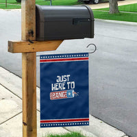 Funny Fireworks Just Here To Bang Garden Flag American Flag Firecracker