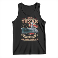USS Texas Been There Done That And Damn Proud Of It Tank Top Battleship USA American Flag