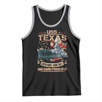 USS Texas Been There Done That And Damn Proud Of It Tank Top Battleship USA American Flag