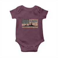 USS Texas BB35 WW1 WW2 Battleship USA American Flag Baby Onesie