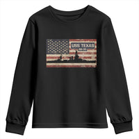USS Texas BB35 WW1 WW2 Battleship USA American Flag Youth Sweatshirt