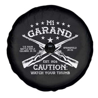 M1 Garand Rifle Gun WWII Watch Your Thumb EST 1936 Spare Tire Cover