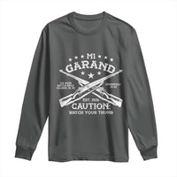 M1 Garand Rifle Gun WWII Watch Your Thumb EST 1936 Long Sleeve Shirt