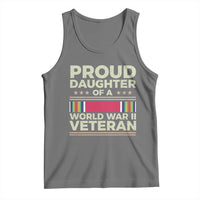 Proud Daughter Of A World War II Veteran Tank Top US WWII Vet - Wonder Print Shop