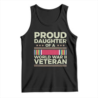 Proud Daughter Of A World War II Veteran Tank Top US WWII Vet - Wonder Print Shop