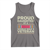 Proud Daughter Of A World War II Veteran Tank Top US WWII Vet - Wonder Print Shop