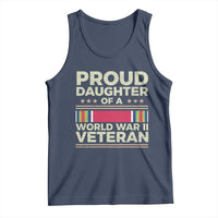 Proud Daughter Of A World War II Veteran Tank Top US WWII Vet - Wonder Print Shop