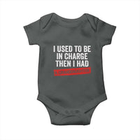 I Used To Be In Charge Then I Had A Granddaughter Baby Onesie Funny Girl Grandpa Father's Day