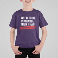 I Used To Be In Charge Then I Had A Granddaughter T Shirt For Kid Funny Girl Grandpa Father's Day