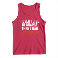 I Used To Be In Charge Then I Had A Granddaughter Tank Top Funny Girl Grandpa Father's Day