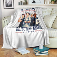 America Celebrating 250 Years Of Rejecting Kings 4th of July Throw Blanket
