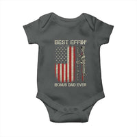 Best Effin Bonus Dad Ever Baby Onesie Step Dad Fathers Day Vintage American Flag