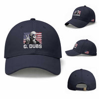 G Dubs George Washington Funny 4th Of July Baseball Cap Vintage American Flag